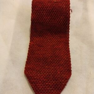 The Territory Ahead Men's Knit Tie in Rust Red